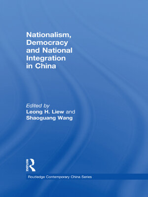 cover image of Nationalism, Democracy and National Integration in China